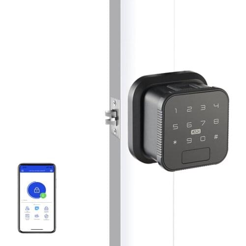 Smart Bluetooth-compatible Remote Control Fingerprint Password Card Single Latch Lock For Indoor Door Used