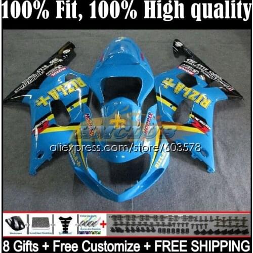 Injection OEM For SUZUKI GSXR-600 K1 GSXR 600 750 GSXR-750 3CL.36 GSXR600 01 02 03 GSXR750 2001 2002 2003 Fairings Hot RIZLA