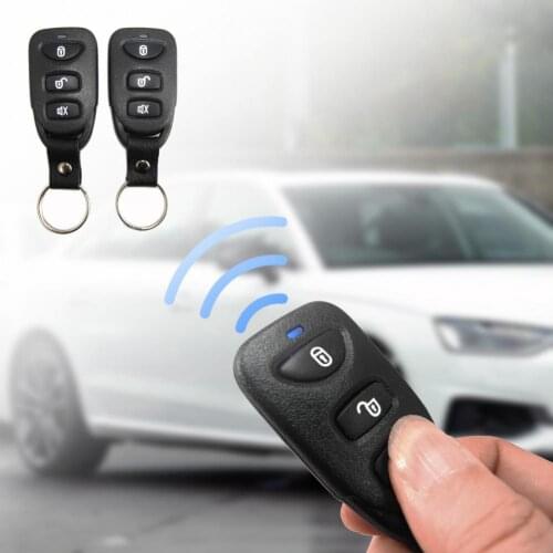 M602-8113 Car Alarm High Sensitivity Remote Control Plastic Keyless Entry Security Alarm System for Car Security Protection