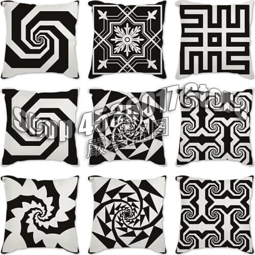 Nordic Style Geometric Cushion Covers Triangles Pillow Cases Polyester Decorative Pillows Covers For Bedroom Sofa Home Car 45cm