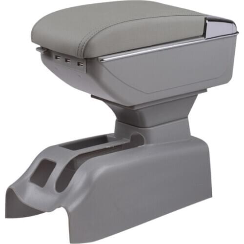 For Volkswagen Bora Golf 4 armrest box central Store content Storage box cup holder ashtray console arm PU Leather car styling