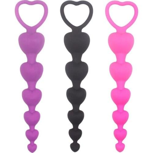 Silicone Ball Anal Beads Women Men Sex Toys Elastic Prostate Massager Butt Plug Sex Toys for Couple Adult SM Game Bondage Male
