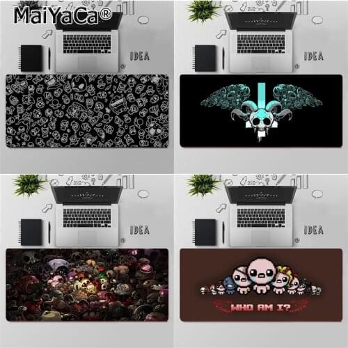 MaiYaCa Top Quality The Binding of Isaac Gaming Player desk laptop Rubber Mouse Mat Free Shipping Large Mouse Pad Keyboards Mat