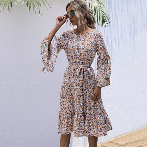 WOOOLAN.Y Long Sleeve Summer Dresses