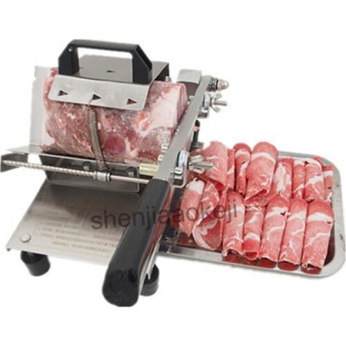 1pc Newest! Meat slicer, slicer, manual household mutton roll slicer, cut meat, meat planing machine, beef, lamb slicer