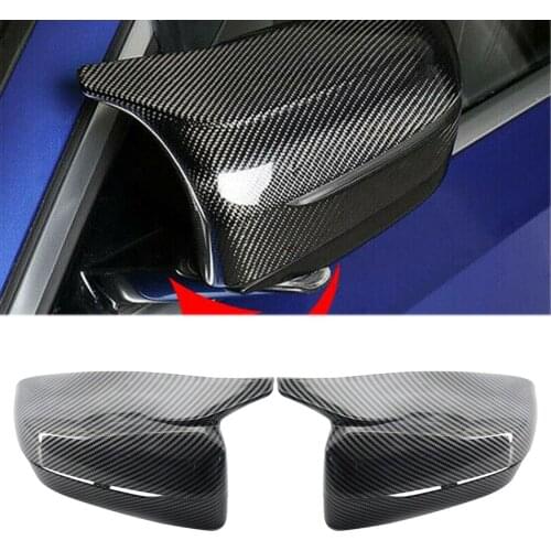 2Pcs 51167422719 51167422720 Side Wing Mirror Cover Cap Fit for BMW 3 5 6 7 8 Series G20 G21 G30 G31 G32 G11 G12 G14 2018 2019