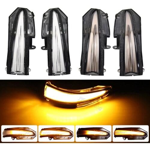 2PCS Dynamic Blinker LED Turn Signal Light Indicator For Toyota RAV4 XA40 Highlander 4Runner XU50 Noah R80 Voxy Esquire