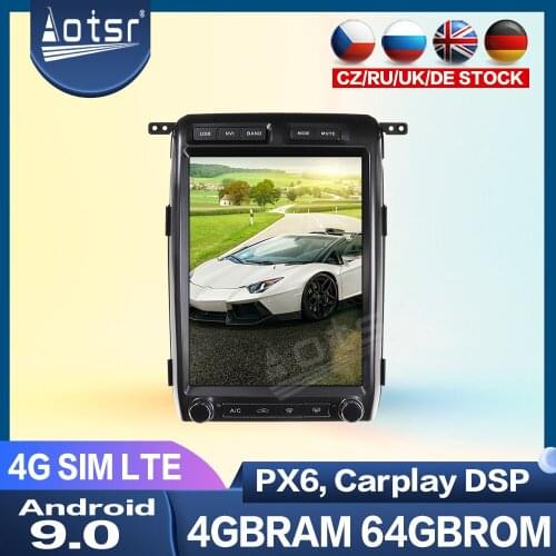 Android 9.0 Car Radio For Ford Raptor F150 2009-2014 Car GPS Navigation Multimedia Player PX6 Audio Stereo Head Unit Carplay DSP