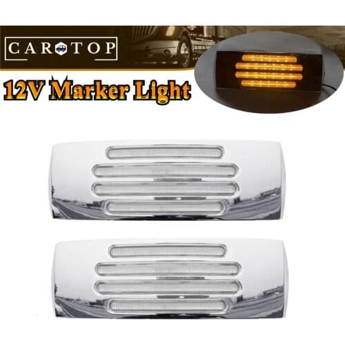 2PCS Side Marker Light 12 v Set LED Downlight Trailer Lights Truck Rear Truck Lights 12v Lights For Truck 12v