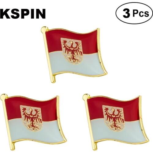Brandenburg Lapel Pin Brooches Pins Flag badge Brooch Badges