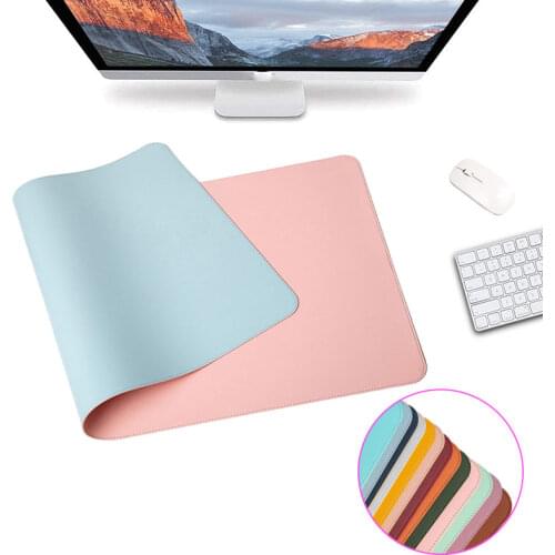 YuBeter Double-side Large XXL Mouse Pad Anti-slip Waterproof PU Leather Office Table Desk Mat Computer Mousepad Keyboard Cushion