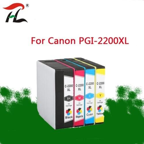 1set Compatible ink cartridge 2200XL PGI2200 XL PGI-2200XL PGI2200 For Canon MAXIFY iB4020 MAXIFY MB5020 MAXIFY MB5320 printer