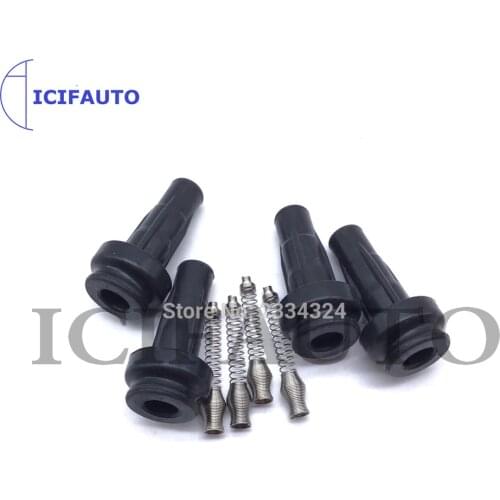 Ignition Coils Rubber Boot Pack With Spring For Citroen C4 C8 Peugeot 206 307 607 597084 9635172580 2526131A 0040100351 5970.84