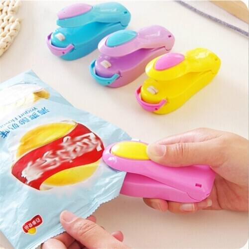Kitchen Accessories Gadgets Portable Bag Clips Handheld Mini Electric Heat Sealing Machine Sealer Creative Kitchen Tools Goods B