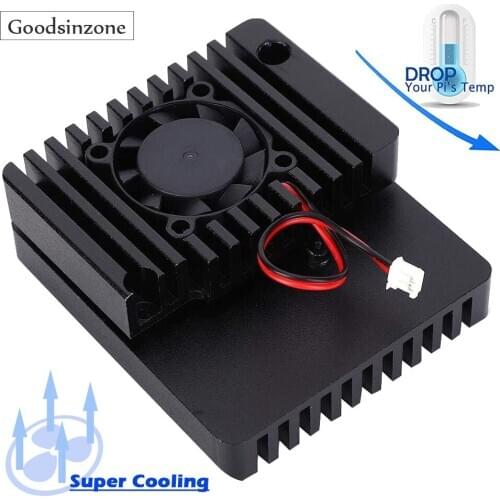 Passive Cooling Metal Case For NanoPi R2S, Aluminium Alloy Armor Case with Fan Heatsink Kit for NanoPi R2S