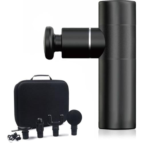 Metal Shell Mini Massage Gun Electric Body Massager Deep Tissue Neck Muscle Relaxation Pain Relief