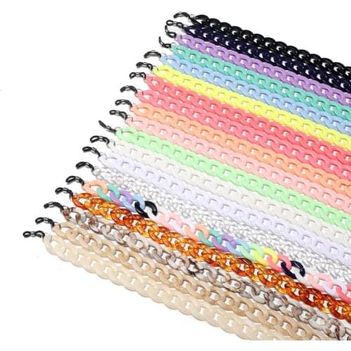Fashion Acrylic Sunglasses Chains Lanyard Women Anti-slip Reading Glasses Chain Spectacles Cord Holder Neck Strap Rope Eyewear