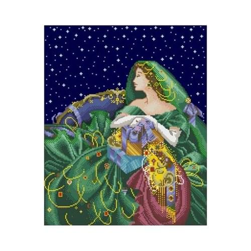 Angel MD 2 Counted Cross Stitch 11CT 14CT 18CT DIY Chinese Cross Stitch Kits Embroidery Needlework Sets