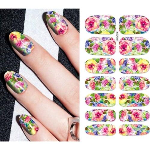 Water Transfer DIY Nail Decoration Nail Sticker DIY Accessories 3D Watermark Sticker Lines Pattern Nail Stickers Sticker