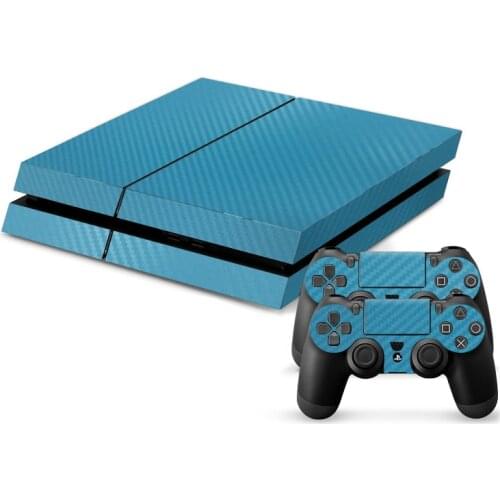 Simple skin sticker wonderful design for PS4 console and two controllers skin