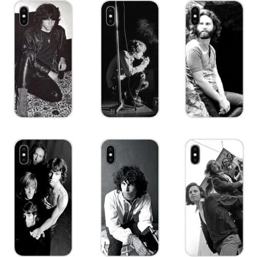 Transparent Soft Cases Cover For Xiaomi Mi4 Mi5 Mi5S Mi6 Mi A1 A2 5X 6X 8 9 Lite SE Pro Mi Max Mix 2 3 2S The doors JIM MORRISON