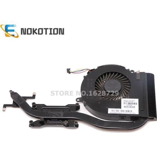 NOKOTION Laptop Radiator for HP Pavilion 14 -D 15-D series heatsink & fan 747267-001 full test