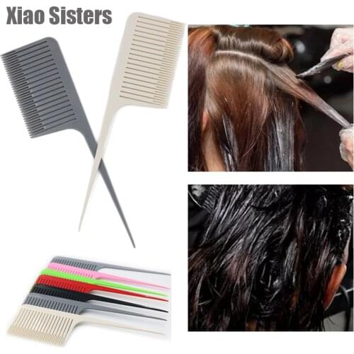 3pcs Highlighting Hair Comb Weaving Foiling Hair Comb for Dyeing Tail Brush Separate Parting for Hair Salon Supplies