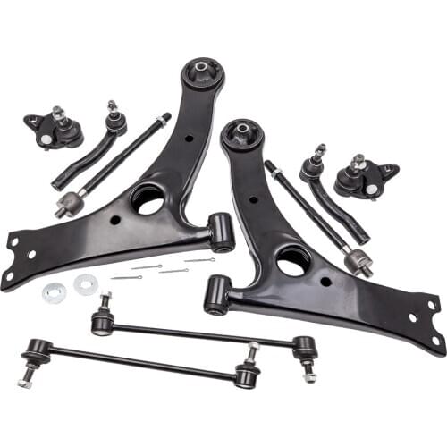 10Pcs K90309 Front Lower Control Arm with Sway Bar For Toyota Corolla 03-08