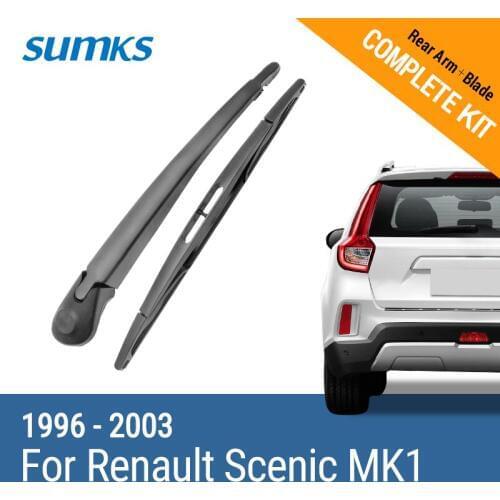 SUMKS Rear Wiper & Arm for Renault Scenic MK1 1996 1997 1998 1999 2000 2001 2002 2003