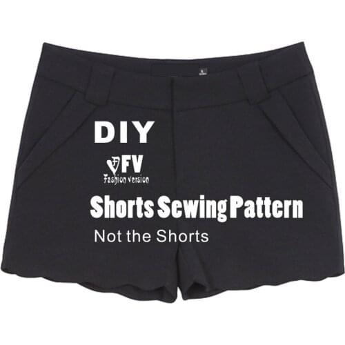 Pants sewing pattern The trousers pattern(Not the pants) Low waist Shorts sewing pattern HDK-2