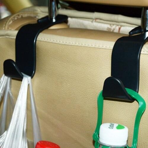 Universal Car SUV Back Seat Headrest Hanger Storage Hooks For Groceries Bag Handbag