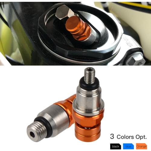M4x0.7 M8 x 1.0 Fork Air Bleeder Valve Screw for KTM SXF XCF SX XC 125 250 350 300 450 2017 2018 2019 Air Bleeder Valve Nuts