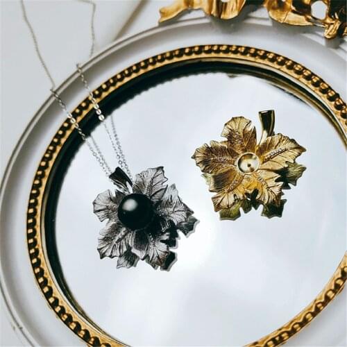 S925 Sterling Silver Screw Eye Pin Bail Top Drilled Beads End Cap For DIY Pearl Charm Pendant Connectors Jewelry Making