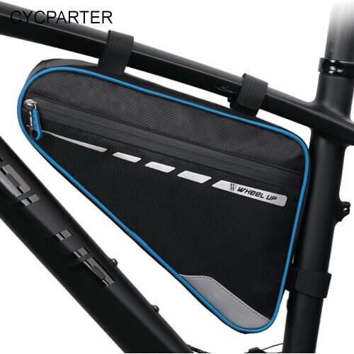 Waterproof Cycling Tube Bags New 1.8L MTB Road Bike Triangle Bag Cycling Frame Front Bags Repair Tools Pannier Bicycle Bag