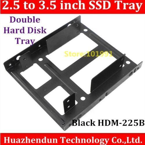 High Quality New Arrivals 2.5 to 3.5 inch Hard Disk Bracket Solid State Disk Tray Mobile Hard Disk Adapter Tray