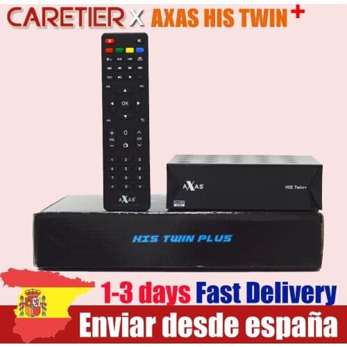 2021 new Satellite TV Receiver Axas His Twin PLUS DVB-S2/S HD Decoder WiFi + Linux E2 Open ATV Smart TV Box Set Top Box