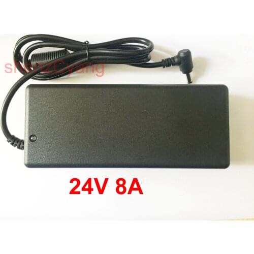 1PCS High quality IC solutions AC 100V-240V DC 24V 8A Switch power supply, 192W LED adapter, 8000mA DC 5.5mm*2.5mm