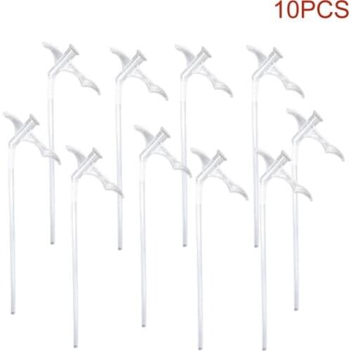 10pcs/pack Spray Foam Tubes Nozzle Duct DIY Connectors Insulating Gap Filling Home Easy Install Replacement Parts Transparent