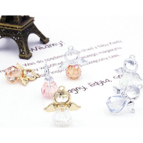 10 pieces DIY jewelry accessories fashion angel necklace pendant accessories pendant sweater earrings pendant