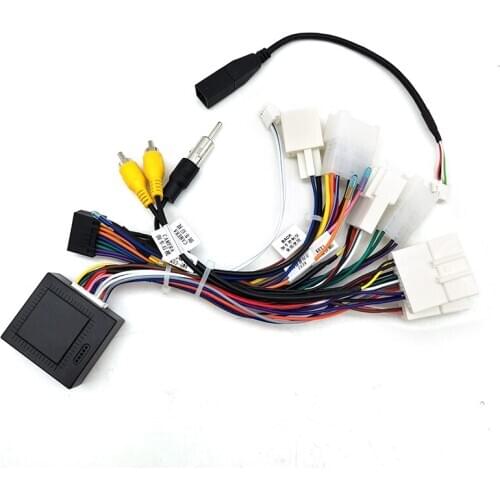 16 pin Android Wire Harness Power Cable With Canbus For Toyota RAV4/C-HR/Highlander