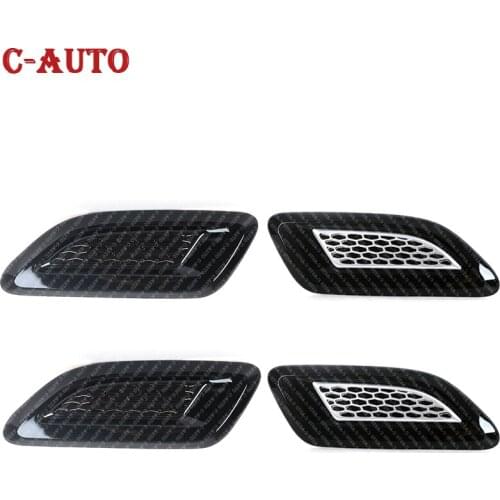 2pcs Car Hood Air Vent Outlet Wing Cover Trim Car Exterior Decoration For Land Rover Range Rover Evoque 2012 20154 2015-2018