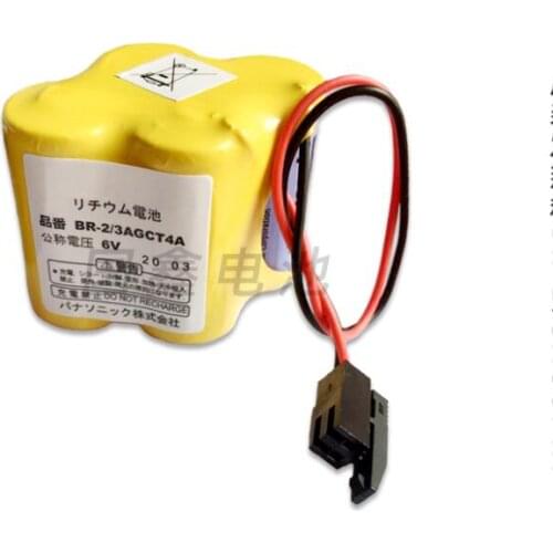 20pack HOT NEW BR-2/3AGCT4A 6v battery PLC BR-2/3AGCT4A lithium-ion batteries with Brown belt hook plug