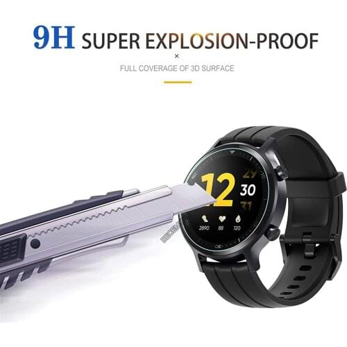 4pc/lots Premium Tempered Glass Screen Protector film For Realme Watch S Guard 2.5D clear HD explosion-proof Protective films