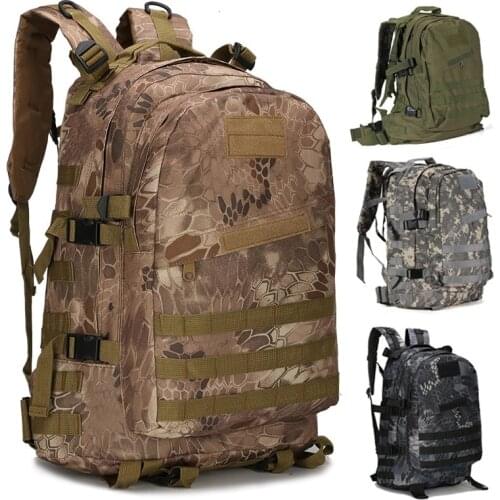 40L Mens Backpack 3D Military Tactical Backpacks Sport Travel Backpack Hiking Trekking Camping Outdoor Army Bag For Men 2021