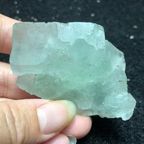 68.4gNatural fluorite and mica crystal mineral stone home decoration wheel pulse therapy geology teaching collection decoration