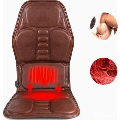 Car massage pad cervical vertebra neck waist car home massage cushion 2 and 1 body massager health care