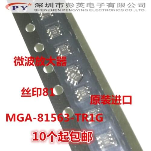 Free Shipping 10pcs/lot MGA-81563-TR1G MGA-81563 MGA81563 MARKING 81 SOT-363