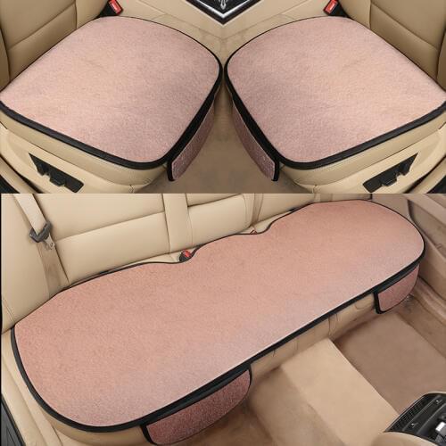 Car seat cover four seasons before and after plush cushion breathable protection pad auto parts universal size
