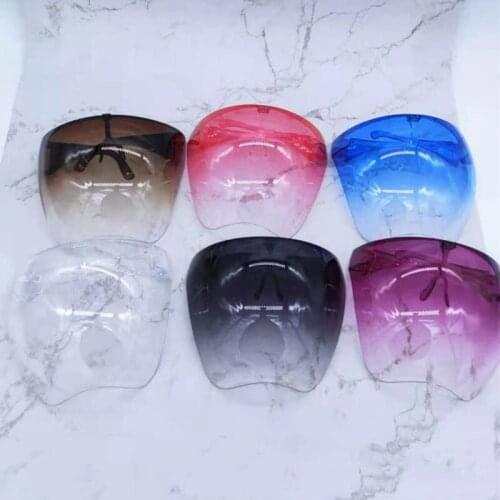 Unisex colorful eye mask a visor cover big mirror sunglasses half face mask shield protector mask mask