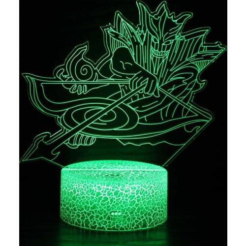 Colorful Usb 3d Night Light Touch Gift Led Visual Small Night Lamp Bedroom Christmas Decorations Table Lamp